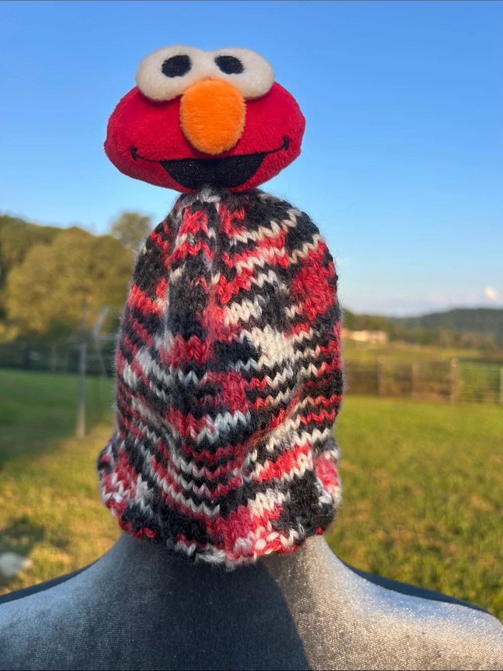 Handcrafted Elmo child beanie